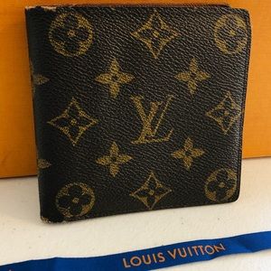 💯 GENUINE LOUIS VUITTON Monogram Marco Wallet
